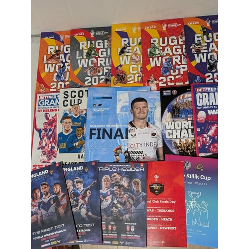 147 - Large Quantity Rugby League Programmes