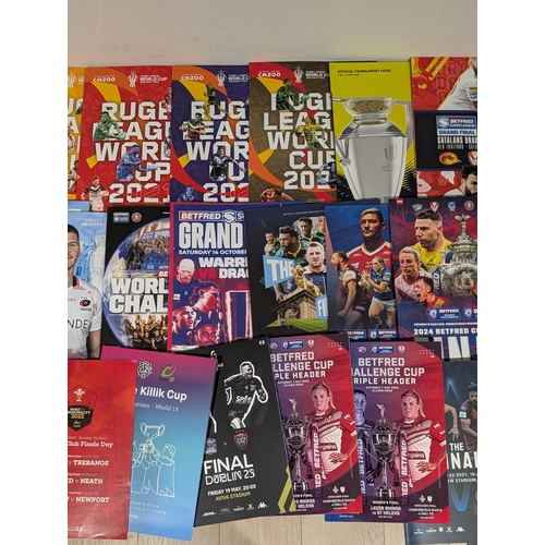 147 - Large Quantity Rugby League Programmes