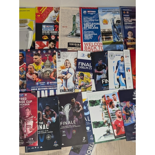 147 - Large Quantity Rugby League Programmes