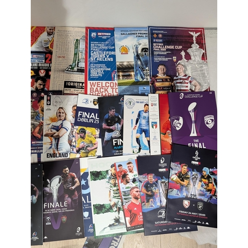 147 - Large Quantity Rugby League Programmes