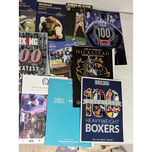 148 - Mixed Sports Programmes, Boxing, Snooker, Plus Others