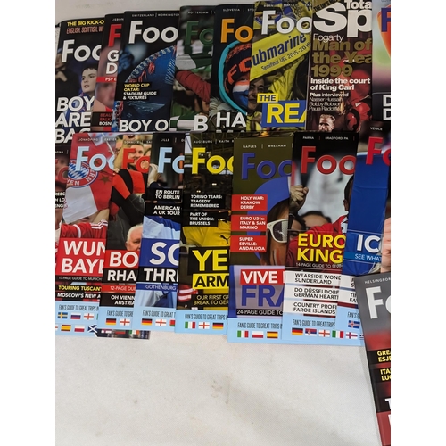 149 - Large Quantity Weekends Football Magazine Qty 1 Box Multiple Photos Appx 120