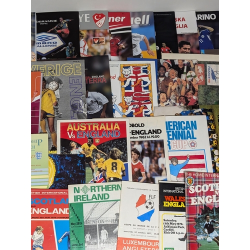 152 - Vintage Mostly England Away Games - Programmes 70/80/90s Good Bundle