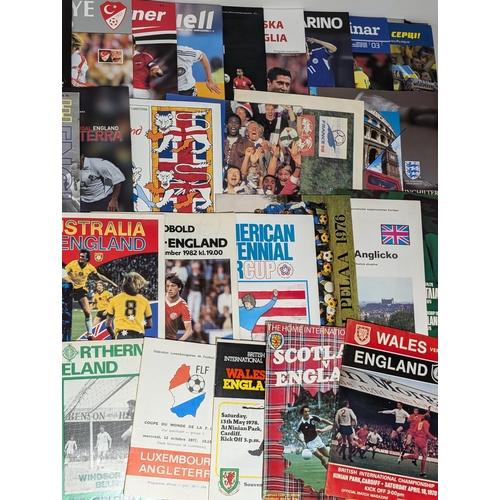 152 - Vintage Mostly England Away Games - Programmes 70/80/90s Good Bundle