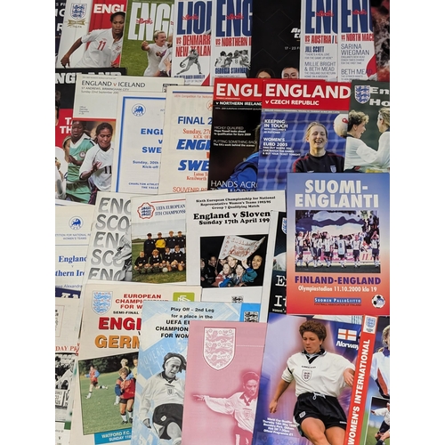 153 - Vintage Mostly England Home /Away Games - Programmes 70/80/90s/00s Good Bundle