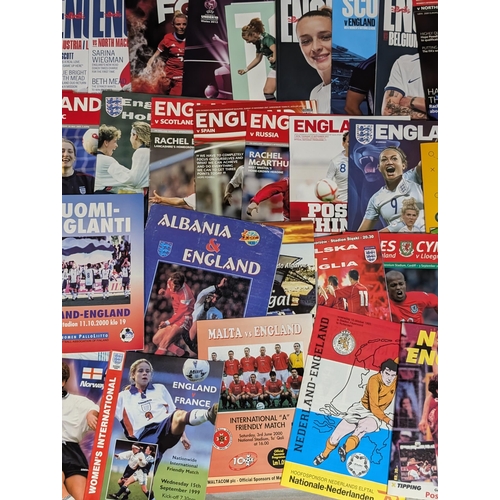 153 - Vintage Mostly England Home /Away Games - Programmes 70/80/90s/00s Good Bundle