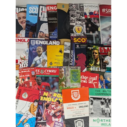 153 - Vintage Mostly England Home /Away Games - Programmes 70/80/90s/00s Good Bundle