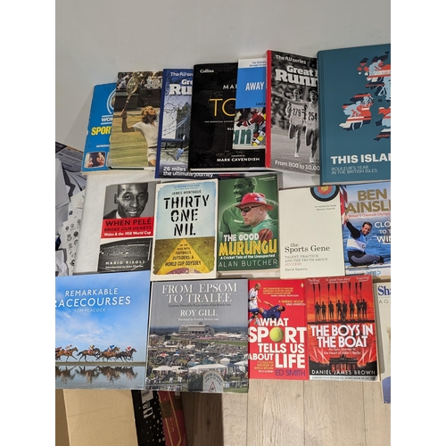 154 - Large Quantity Sports Related Books