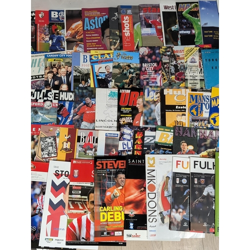 155 - Large Quantity League Football Programmes - 80/90/00s