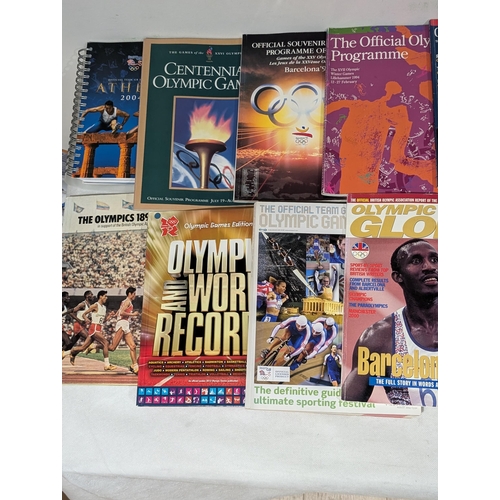 160 - Huge Bundle Olympics Guides Etc From 1960- Onwards