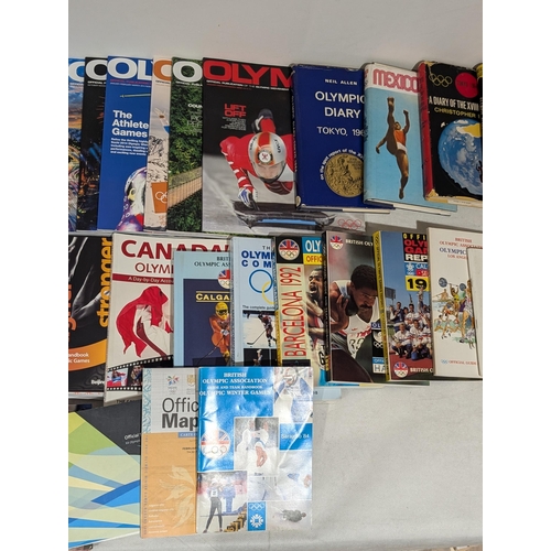 160 - Huge Bundle Olympics Guides Etc From 1960- Onwards