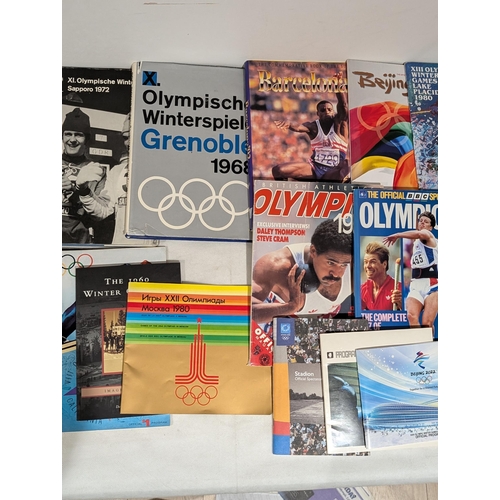 161 - Olympics Bundle 1968-Owards - Athletes handbooks, Programmes Etc