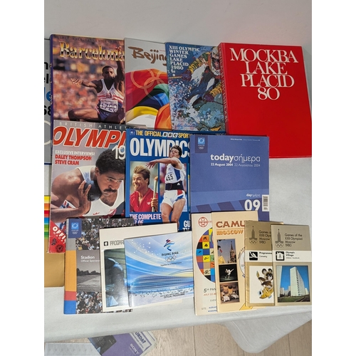 161 - Olympics Bundle 1968-Owards - Athletes handbooks, Programmes Etc