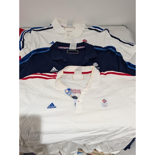 166 - Good Bundle Team GB  Official Merchandise Polo Shirts 2012 Mostly