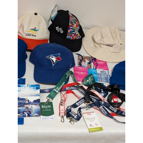 167 - Sporting Ephemera Bundle - All New - Olympic Posters, Hats, Lanyards, Euro, Etc