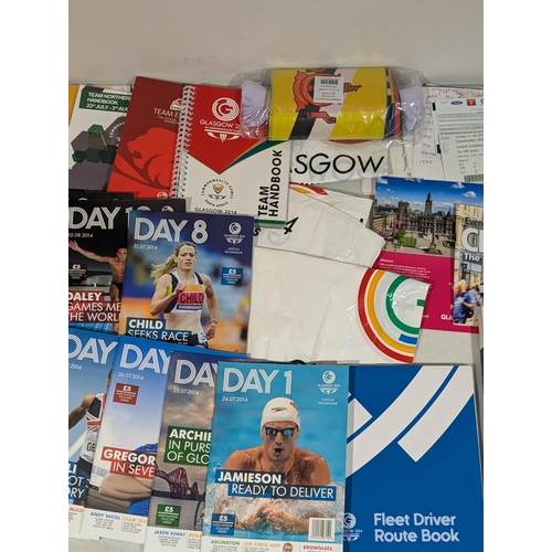 175 - Glasgow 2014 - Bundle of Ephemera Programmes Merch Etc