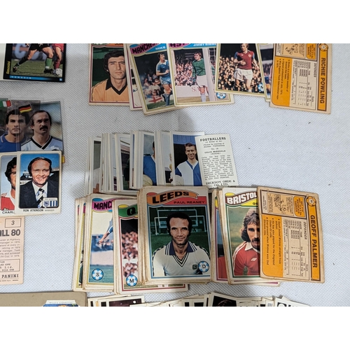 194 - Large Quantity Football Cards, Stickers, Cigarette Card Albums, Postcards, Collectable Trading Cards... 