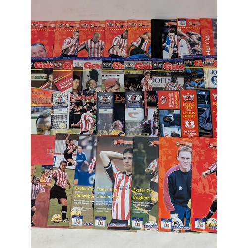 196 - Exeter City 97-01 Football Programmes