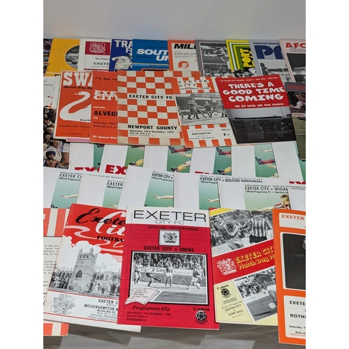 199 - Exeter City Large Programme Bundle Spanning Several Decades - Nice Bundle Including 60s Onwards, Not... 