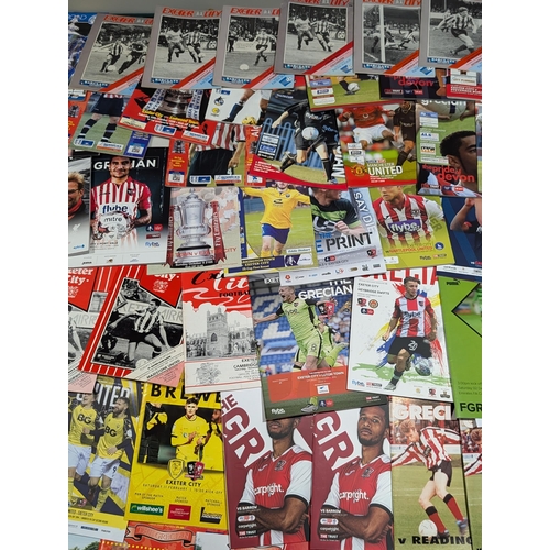 202 - Huge Exeter City Bundle programmes - Home Away - FA Cup, Spanning Several Decades