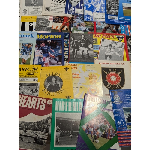 203 - Scottish League - Huge Bundle Mostly Vintage Scottish League Programmes Spanning Multiple Decades