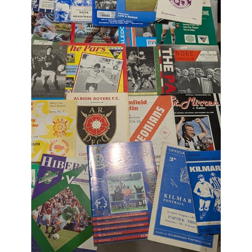 203 - Scottish League - Huge Bundle Mostly Vintage Scottish League Programmes Spanning Multiple Decades