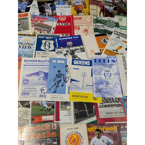 203 - Scottish League - Huge Bundle Mostly Vintage Scottish League Programmes Spanning Multiple Decades