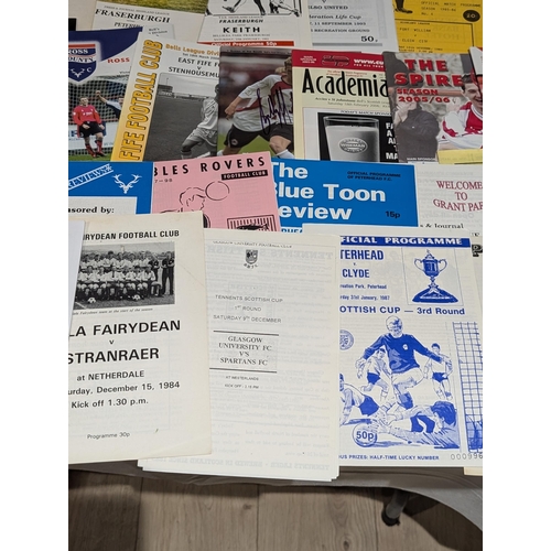 204 - Large Bundle Scottish League Etc Programmes - Nice Bundle