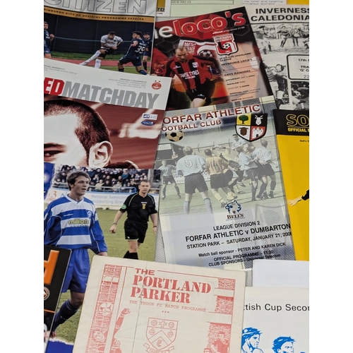 204 - Large Bundle Scottish League Etc Programmes - Nice Bundle