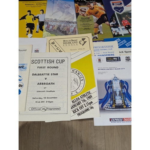 204 - Large Bundle Scottish League Etc Programmes - Nice Bundle