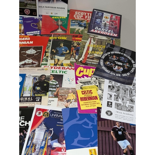 205 - Scottish Cup Programmes - Lots Here ! Finals Etc..