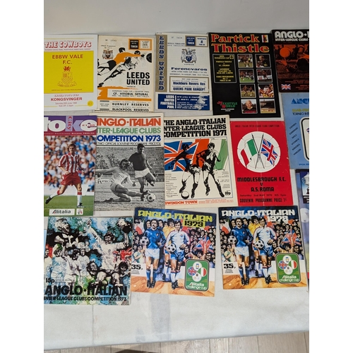 215 - Anglo Italian Cup, Inter-Toto, Fairs Cup. Lots of Vintage Hard to Find in here