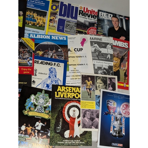 224 - FA Cup Rounds 1-6 70s Onwards Huge Bundle