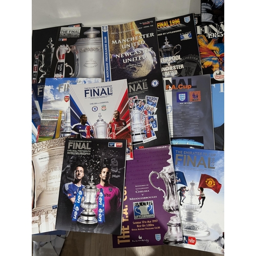 229 - FA Cup Finals Programmes - 80s Onwards Huge Bundle