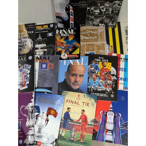 229 - FA Cup Finals Programmes - 80s Onwards Huge Bundle