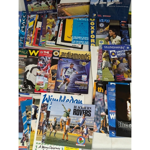 233 - Huge Bundle League Programmes 80s Onwards Mostly