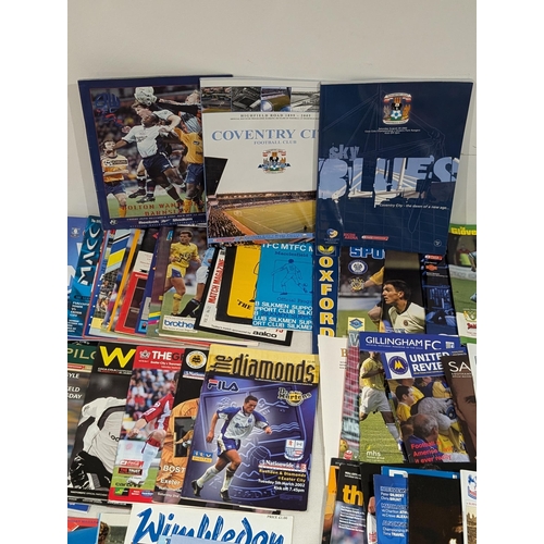 233 - Huge Bundle League Programmes 80s Onwards Mostly