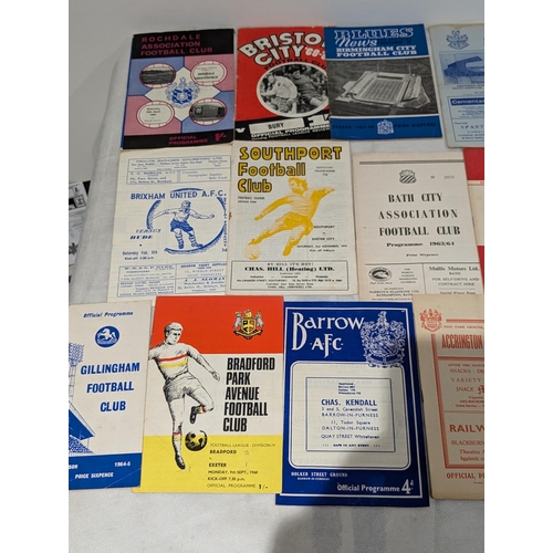 235 - 1960s Vintage Programmes - All Sorts, League, Non League Overall Very Good Condition