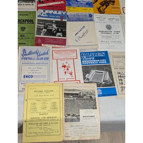 235 - 1960s Vintage Programmes - All Sorts, League, Non League Overall Very Good Condition