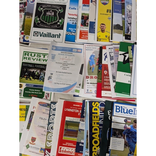 238 - Huge Quantity Non League Programmes Appx 200+