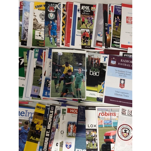 238 - Huge Quantity Non League Programmes Appx 200+