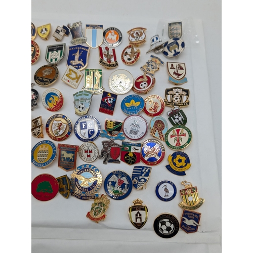 241 - Group 100 Football Lapel Badges / Pin Badges Mostly Non League Lots of Unusual Ones !