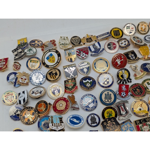 242 - Group 100 Football Lapel Badges / Pin Badges Mostly Non League Lots of Unusual Ones !