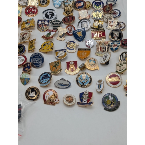 245 - Group 100 Football Lapel Badges / Pin Badges Mostly Non League Lots of Unusual Ones !