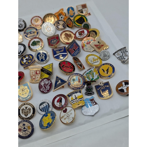 246 - Group 100 Football Lapel Badges / Pin Badges Mostly Non League Lots of Unusual Ones !