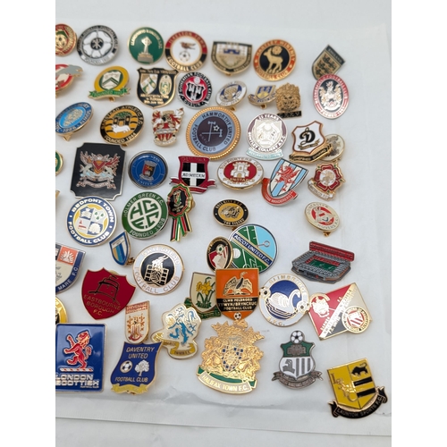 251 - Group 100 Football Lapel Badges / Pin Badges Mostly Non League Lots of Unusual Ones !