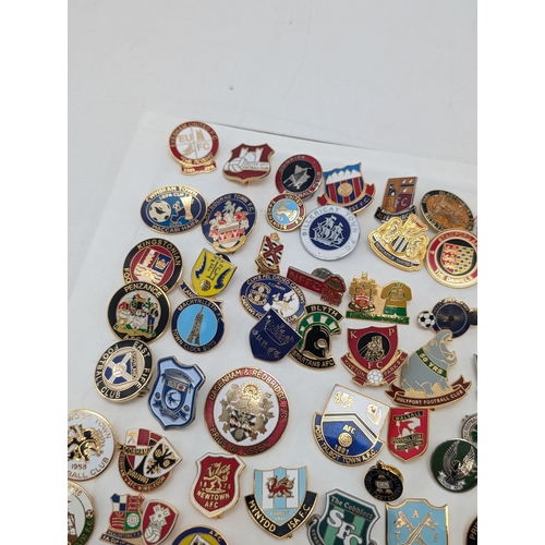 252 - Group 100 Football Lapel Badges / Pin Badges Mostly Non League Lots of Unusual Ones !