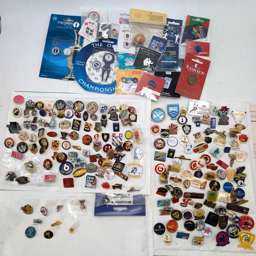 257 - Large Quantity Sporting Badges, Mostly Rugby Plus 100s of Others!