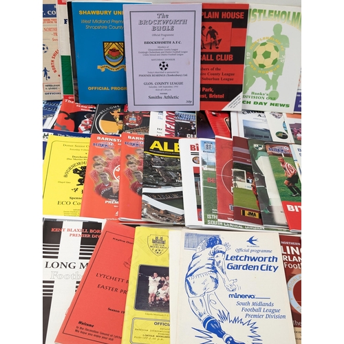 263 - Appx 150 Non League Football Programmes - All in Good Condition Lots of Odd Ones in Here !