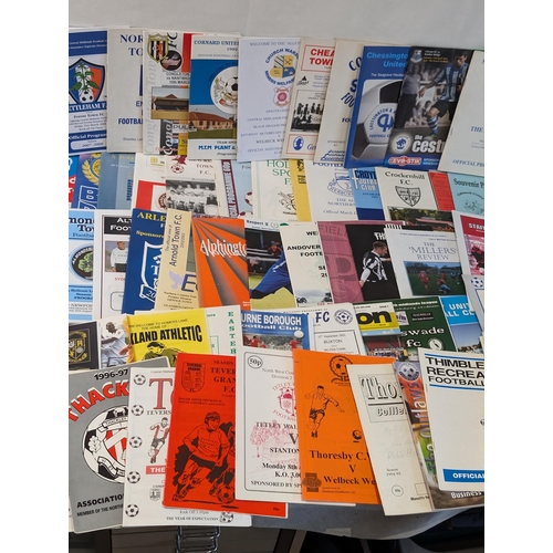 264 - Appx 150 Non League Football Programmes - All in Good Condition Lots of Odd Ones in Here !